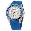 Taobao vente chaude deisgn grand cadran silicone curren avec date montres hommes